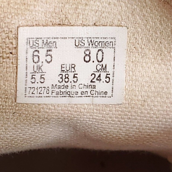 Vans Off the Wall Lace Up Athletic Shoe Womens Size 8 Mens 6.5 721278 Pink - Picture 9 of 9